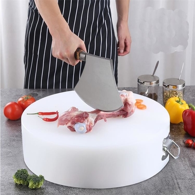 Tagliere di plastica amichevole del polietilene del giro della carne di Eco della cucina con la maniglia
