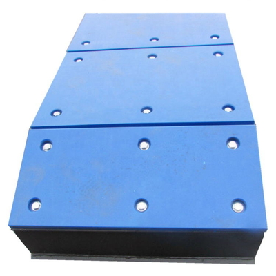 Pannello del bordo della plastica di polietilene del cuscinetto del fronte del cuscino ammortizzatore del bacino di UHMWPE per Marine Fender