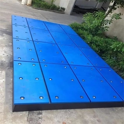 Costruzione di plastica di Marine Bumper Pads For Port del cuscino ammortizzatore del porto del bordo di UHMWPE
