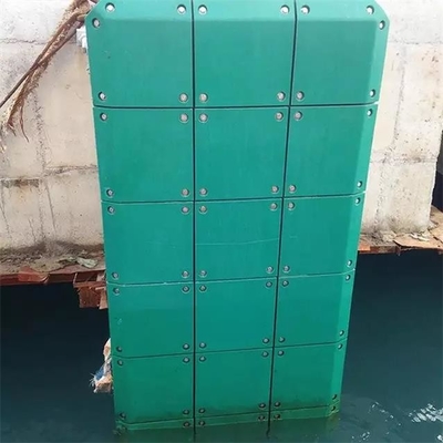 Il fronte del cuscino ammortizzatore di Marine Grade High Density Polyethylene riempie il paraurti del bacino dell'HDPE
