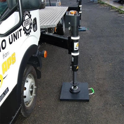 Gru di sollevamento di plastica di Crane Truck Outrigger Pads For dell'HDPE mobile durevole del quadrato