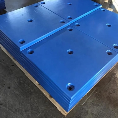 Pannello del bordo della plastica di polietilene del cuscinetto del fronte del cuscino ammortizzatore del bacino di UHMWPE per Marine Fender