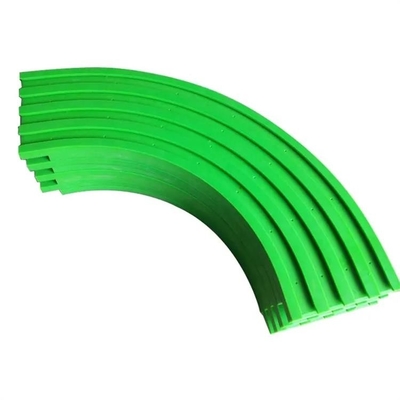 Ferrovia a catena di plastica della guida di scorrimento del trasportatore di scanalatura della striscia di usura del polietilene T UHMWPE
