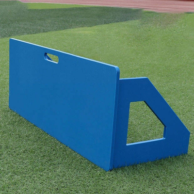 Portatile blu della plastica che forma i bordi resilienti di rimbalzo di calcio dell'HDPE della piastrina