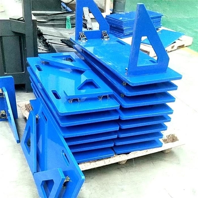 Portatile blu della plastica che forma i bordi resilienti di rimbalzo di calcio dell'HDPE della piastrina