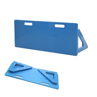 Portatile blu della plastica che forma i bordi resilienti di rimbalzo di calcio dell'HDPE della piastrina
