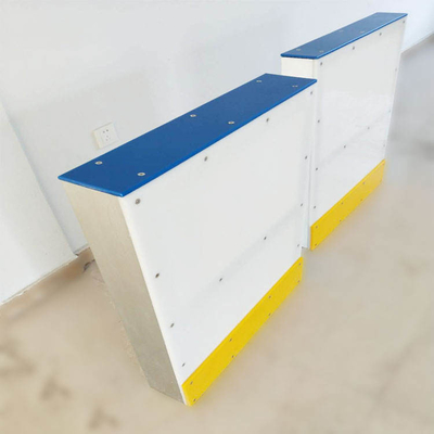 Piatto di scossa di plastica del bordo di Dasher dell'hockey dell'HDPE del recinto della pista di pattinaggio con la struttura d'acciaio
