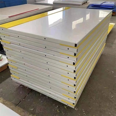 bordo di plastica di Dasher della pista di pattinaggio della fucilazione dell'hockey della barriera della pista di pattinaggio sul ghiaccio dell'HDPE portatile dei piedi 4x8