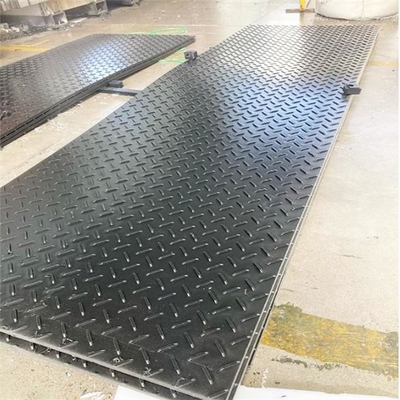 Strada temporanea Mats For Heavy Duty Machinery della copertura al suolo delle carreggiate dell'HDPE nero