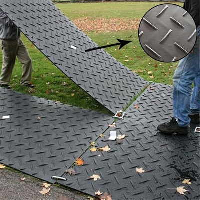 stuoie a terra temporanee di plastica leggere della palude dell'HDPE delle stuoie di protezione di anti slittamento di 4X8ft