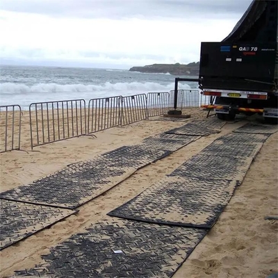 Strada temporanea Mats For Heavy Duty Machinery della copertura al suolo delle carreggiate dell'HDPE nero