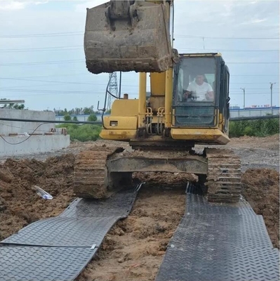 pista a terra di plastica Mats For Heavy Duty dell'HDPE dei bordi di protezione di 4x8ft