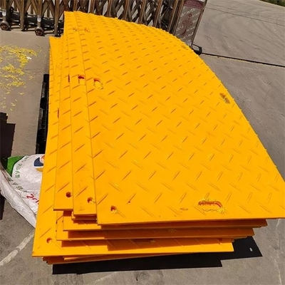 Stuoia di pavimentazione pedonale temporanea di plastica dell'anti di impatto del fango HDPE resistente di messa a terra