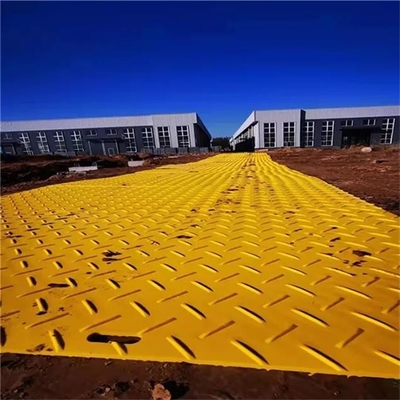 stuoie temporanee della via di accesso dell'HDPE di plastica resistente all'uso portatile dello strato dei piedi 4X8