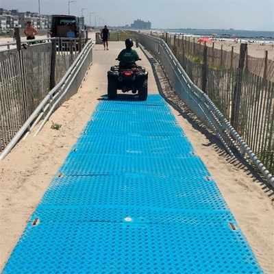 stuoie di plastica di Rig Mats For Heavy Duty Road della palude dell'HDPE blu temporaneo di 2×8ft