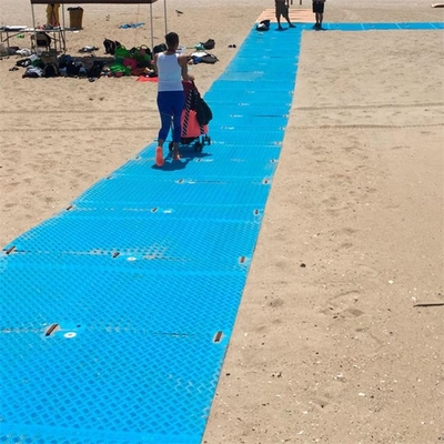 stuoie di plastica di Rig Mats For Heavy Duty Road della palude dell'HDPE blu temporaneo di 2×8ft