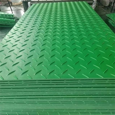 Le strade di plastica verdi durevoli di messa a terra dell'HDPE inondano Mat For Excavators Construction