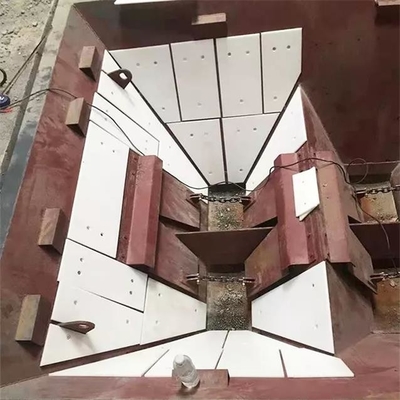 Strato resistente all'uso bianco della fodera di UHMWPE per il bordo d'acciaio del rivestimento del silo di grano del silo