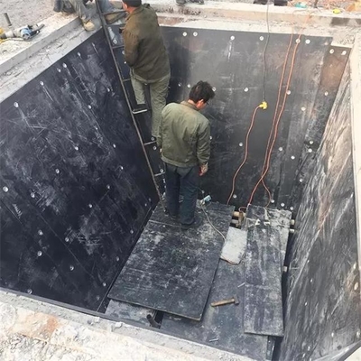 Carbonile di UHMWPE che allinea lo strato nero del polietilene del bastone di abitudine dello strato non
