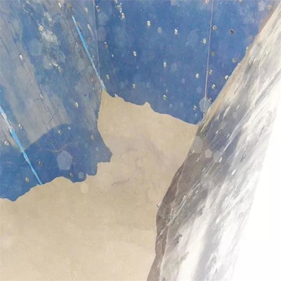 48 x 96 pollici sotto il setaccio versano il bordo con un imbuto blu di plastica del rivestimento del carbonile di UHMWPE