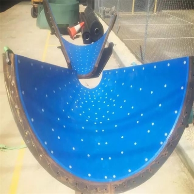 Auto blu che lubrifica il bordo di plastica del rivestimento del PE della fodera UHMW del silo del contenitore di camion