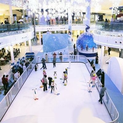 Auto dell'interno che lubrifica la pista di pattinaggio sul ghiaccio sintetica di plastica di UHMWPE per il centro commerciale