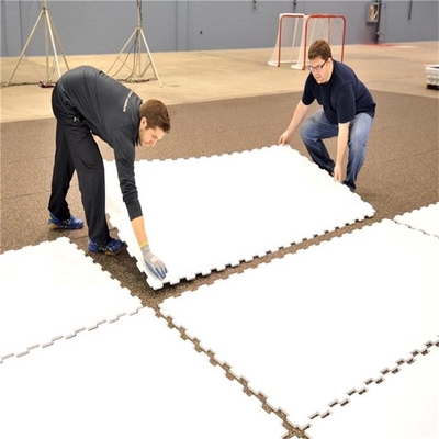 Mattonelle di pavimentazione portatili dell'hockey della pista di pattinaggio di pattinaggio su ghiaccio del materiale UHMWPE del polietilene
