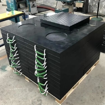 Calcolo di plastica su misura del carico del cuscinetto dell'intelaiatura di base della gru dell'HDPE resistente per la gru