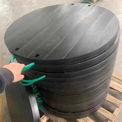 Intelaiatura di base della gru di plastica mobile resistente agli urti Jack Pads dell'HDPE della gru degli angoli di giro