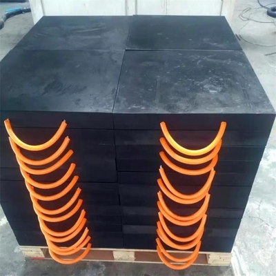 Cuscinetto rigido dello stabilizzatore dell'intelaiatura di base della gru del bordo dell'HDPE di impatto di materiale da costruzione anti