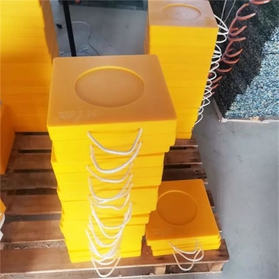 24X24 misurano duro il blocchetto in pollici di plastica Crane Jack Truck Foot Pad dei cuscinetti dell'intelaiatura di base della gru dell'HDPE