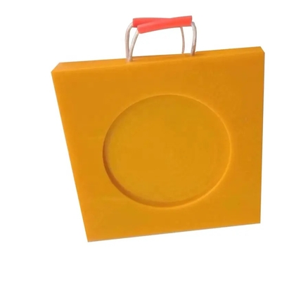 24X24 misurano duro il blocchetto in pollici di plastica Crane Jack Truck Foot Pad dei cuscinetti dell'intelaiatura di base della gru dell'HDPE