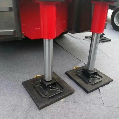 anti cuscinetti dell'intelaiatura di base della gru della plastica di polietilene di impatto di 600*600mm per Crane Foot Support