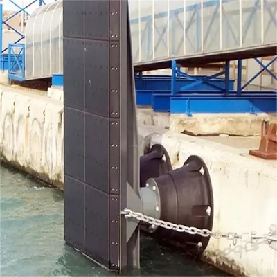 Paraurti del bacino dello strato dell'abrasione UHMWPE che fa scorrere bordo Marine Fender Frontal Pads