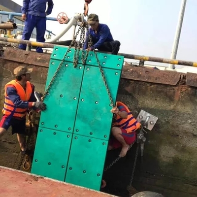 Pannello di plastica del cuscino ammortizzatore dell'anti HDPE di corrosione che affronta i bordi di protezione del cuscino del bacino del cuscinetto