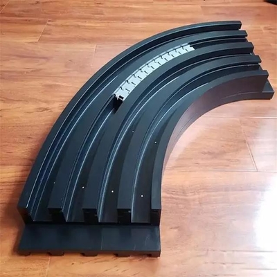 Ferrovia a catena magnetica su misura della guida di scorrimento della curva UHMWPE del polietilene della curvatura