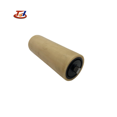 Rulli folli preoccupantesi di plastica di ritorno del trasportatore del nero UHMWPE di rendimento elevato
