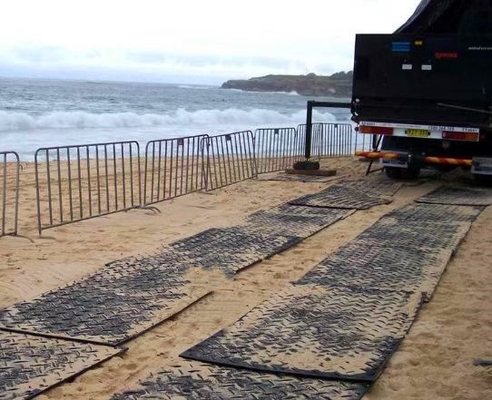 Hdpe Uhmwpe 12,7 mm Materassi di protezione del terreno di plastica per la strada temporanea
