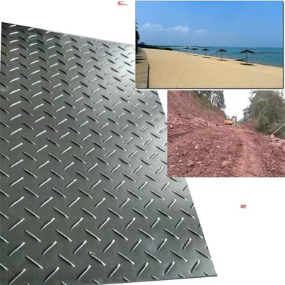 Hdpe Uhmwpe 12,7 mm Materassi di protezione del terreno di plastica per la strada temporanea