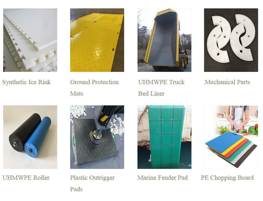 resistenza all'usura lamiera di plastica ad altissimo peso molecolare uhmwpe per pista di ghiaccio sintetico