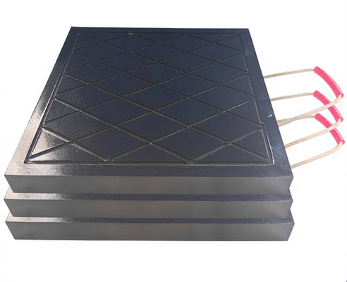 Camioni professionali 30mm Plastico di gru pads di fuoriuscita Matta stabilizzatore Uhmwpe nero