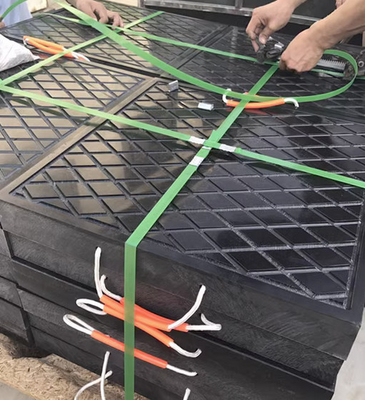 Camioni professionali 30mm Plastico di gru pads di fuoriuscita Matta stabilizzatore Uhmwpe nero